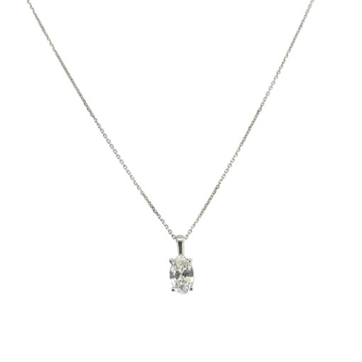 GIA Diamond Pendant Necklace