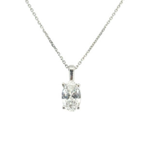 GIA Diamond Pendant Necklace