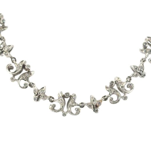2.63ctw Diamond Floral Necklace