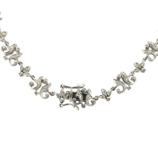2.63ctw Diamond Floral Necklace