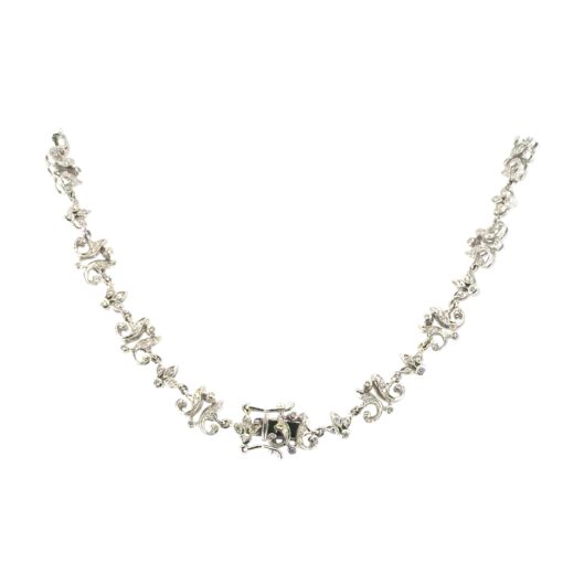 2.63ctw Diamond Floral Necklace