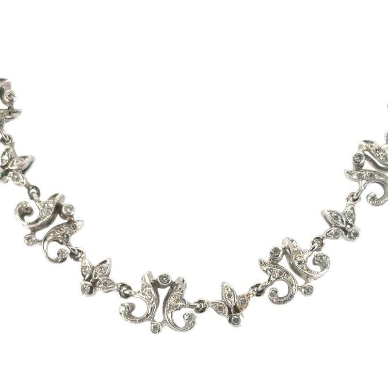 2.63ctw Diamond Floral Necklace