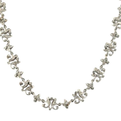 2.63ctw Diamond Floral Necklace