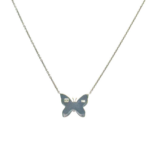 Natural Diamond Butterfly Necklace