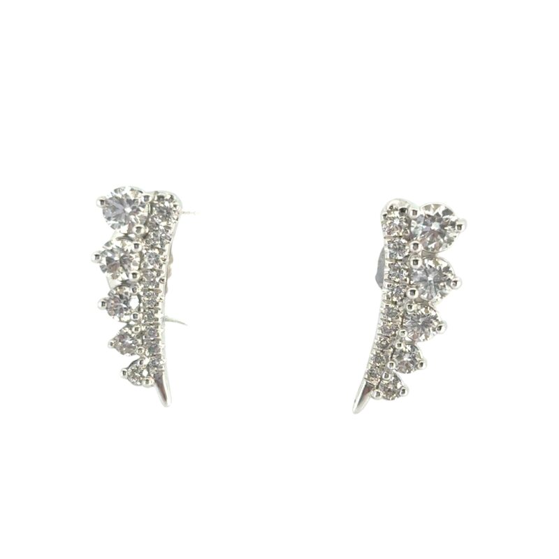 Gabriel Diamond Climber Earrings