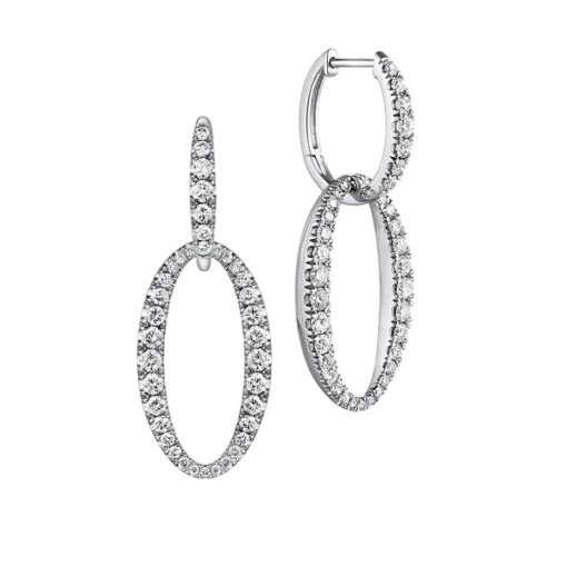 Gabriel Diamond Huggie Earrings