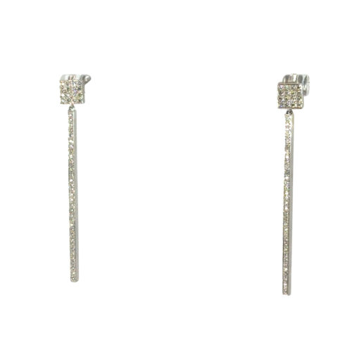 0.85ctw Diamond Dangle Earrings