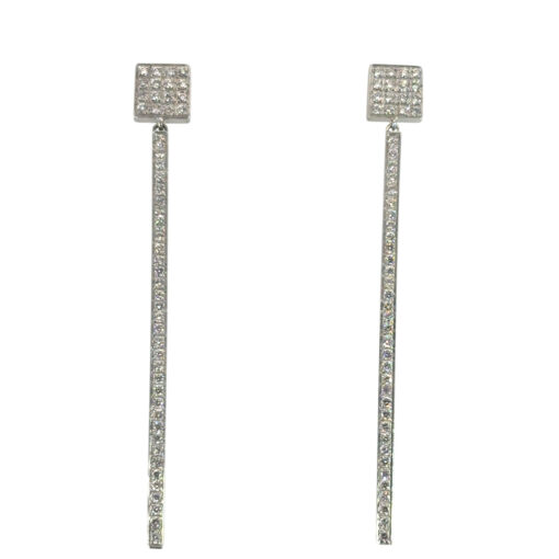 0.85ctw Diamond Dangle Earrings
