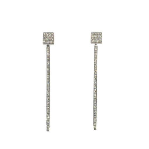 0.85ctw Diamond Dangle Earrings