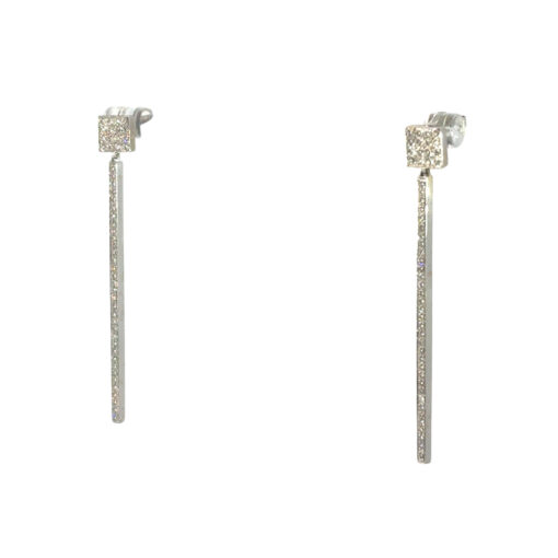 0.85ctw Diamond Dangle Earrings