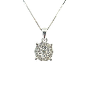 0.33ctw Diamond Pendant Necklace
