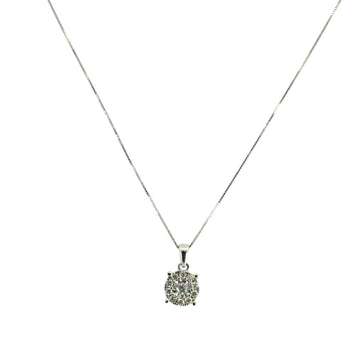 0.33ctw Diamond Pendant Necklace