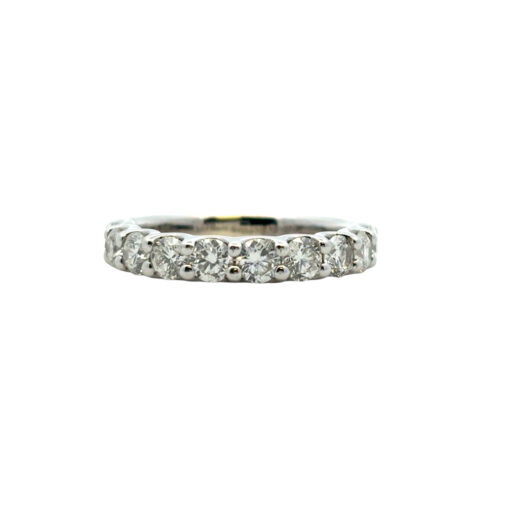 Halfway Diamond Wedding Band