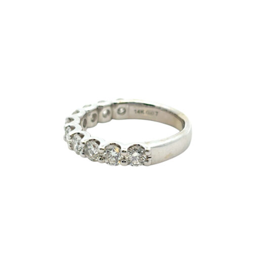Halfway Diamond Wedding Band