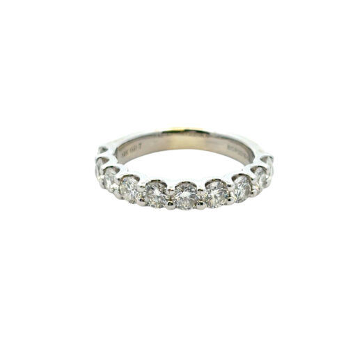 Halfway Diamond Wedding Band