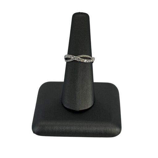 Twisted Diamond Band Ring