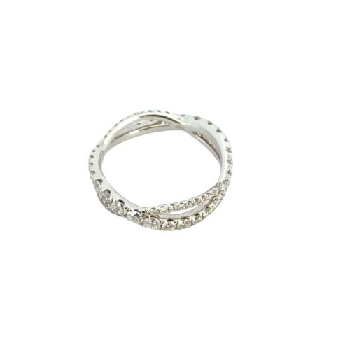 Twisted Diamond Band Ring