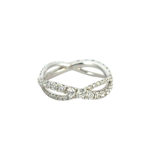 Twisted Diamond Band Ring