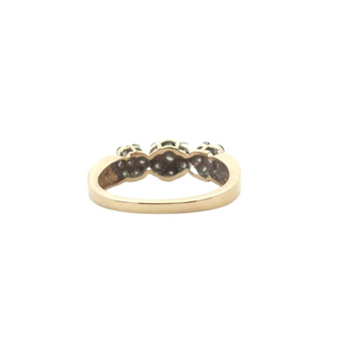 0.32ctw Diamond Flower Ring