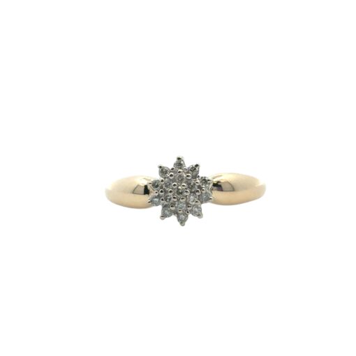 0.17ctw Diamond Star Ring