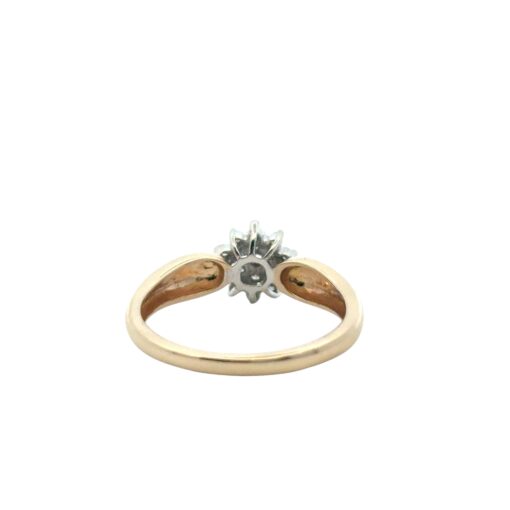 0.17ctw Diamond Star Ring