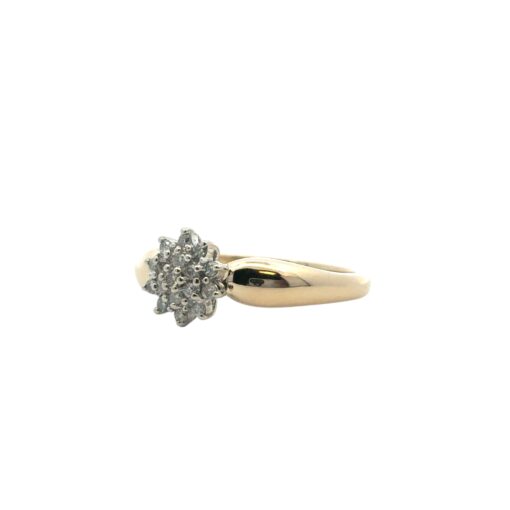 0.17ctw Diamond Star Ring