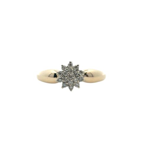 0.17ctw Diamond Star Ring