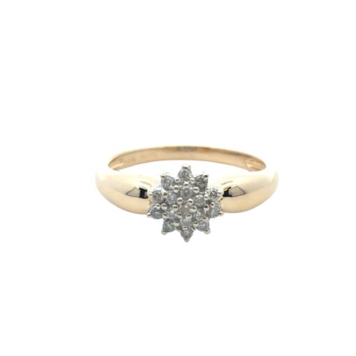 0.17ctw Diamond Star Ring