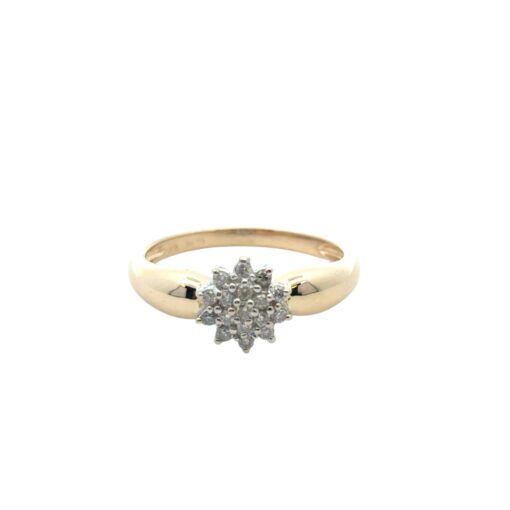 0.17ctw Diamond Star Ring
