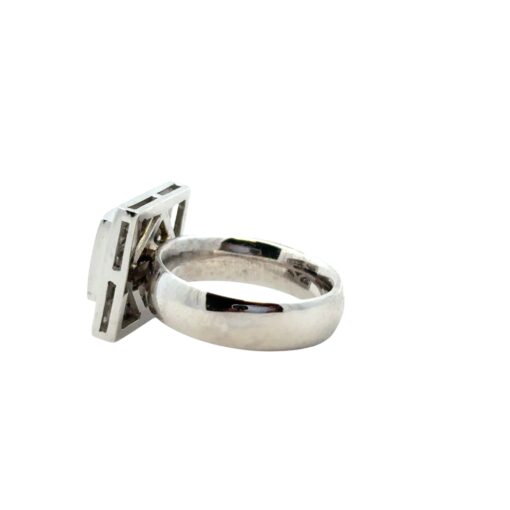 0.73ctw Square Diamond Ring