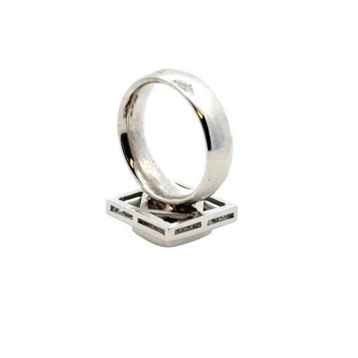 0.73ctw Square Diamond Ring