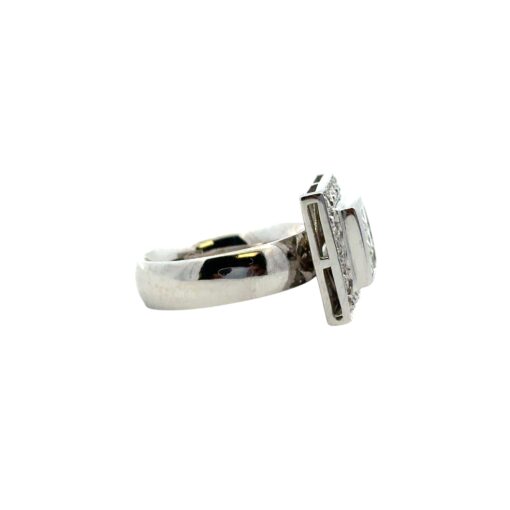 0.73ctw Square Diamond Ring