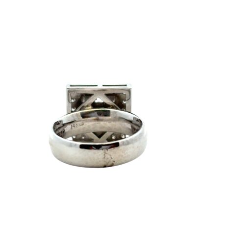 0.73ctw Square Diamond Ring