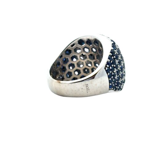 Sapphire Diamond Dome Ring