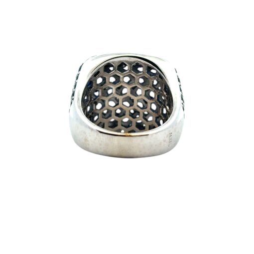 Sapphire Diamond Dome Ring