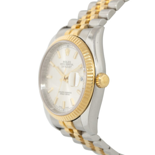 Rolex 116233 Datejust Two Tone Silver Dial Watch - Image 4