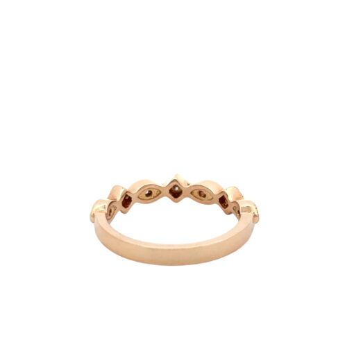 14k Rose Gold approx. 0.20ctw Diamond Stackable Ring - Image 10