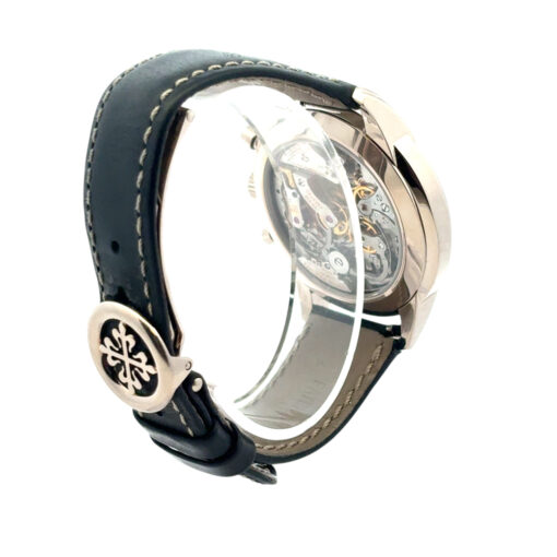 Patek Philippe 5172G-001 Blue Dial Manual Wind Watch on Leather Band - Image 10