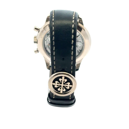 Patek Philippe 5172G-001 Blue Dial Manual Wind Watch on Leather Band - Image 12