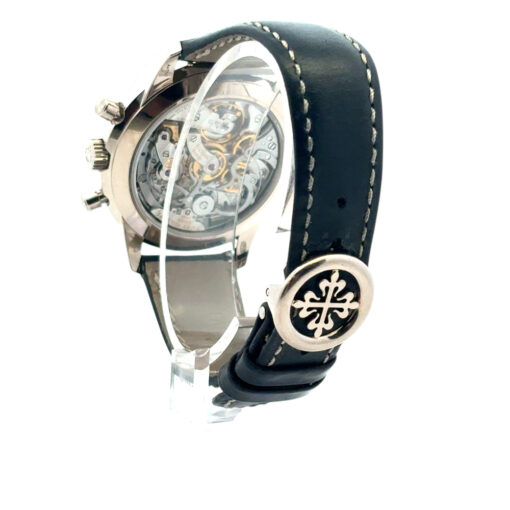 Patek Philippe 5172G-001 Blue Dial Manual Wind Watch on Leather Band - Image 11