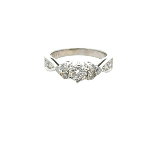 14k White Gold 0.40ct Round Brilliant Diamond Engagement Ring - Image 14