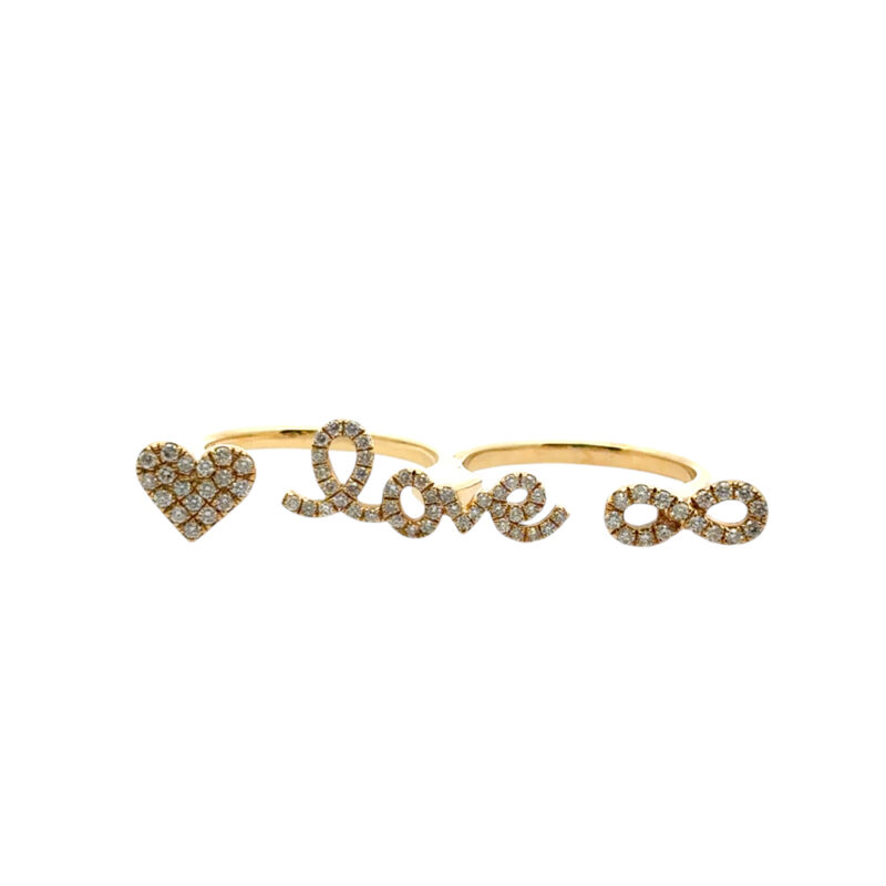 Diamond Double Finger Ring