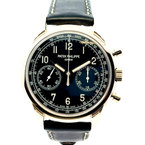 Patek Philippe 5172G-001 Blue Dial Manual Wind Watch on Leather Band - Image 2