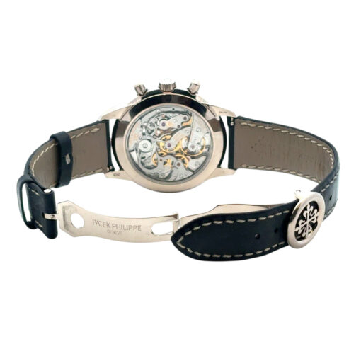Patek Philippe 5172G-001 Blue Dial Manual Wind Watch on Leather Band - Image 15