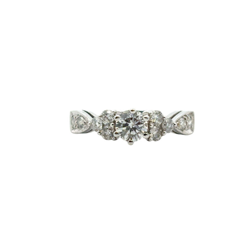 0.68ctw Diamond Engagement Ring