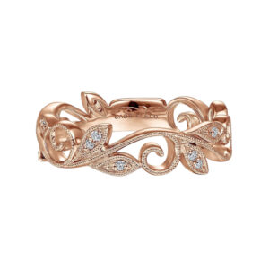 Gabriel Floral Eternity Ring