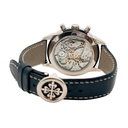 Patek Philippe 5172G-001 Blue Dial Manual Wind Watch on Leather Band - Image 16