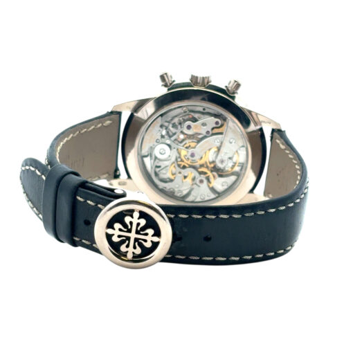 Patek Philippe 5172G-001 Blue Dial Manual Wind Watch on Leather Band - Image 17