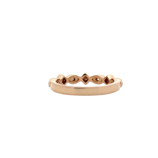 14k Rose Gold approx. 0.20ctw Diamond Stackable Ring - Image 5