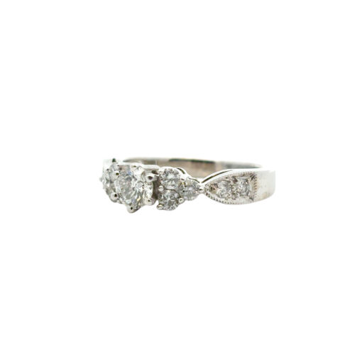 14k White Gold 0.40ct Round Brilliant Diamond Engagement Ring - Image 8